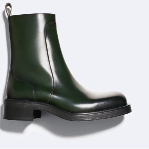 Zara High Shaft Leather Boots - Picture 3 of 8